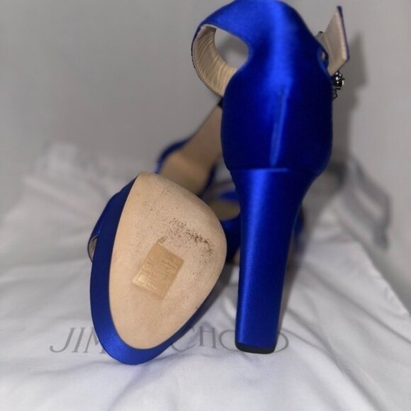 Jimmy Choo Mionne 120 Platforms with Crystal buckle - Picture 6 of 7